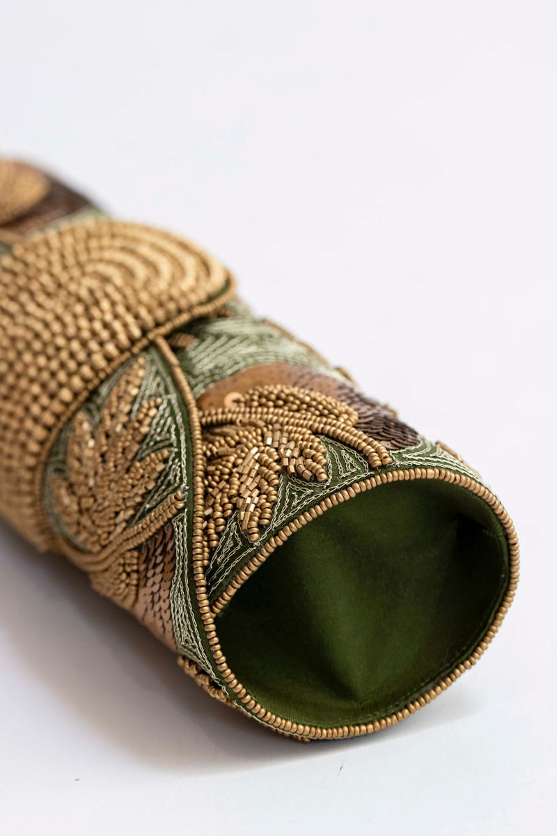 Bolso yute joya verde