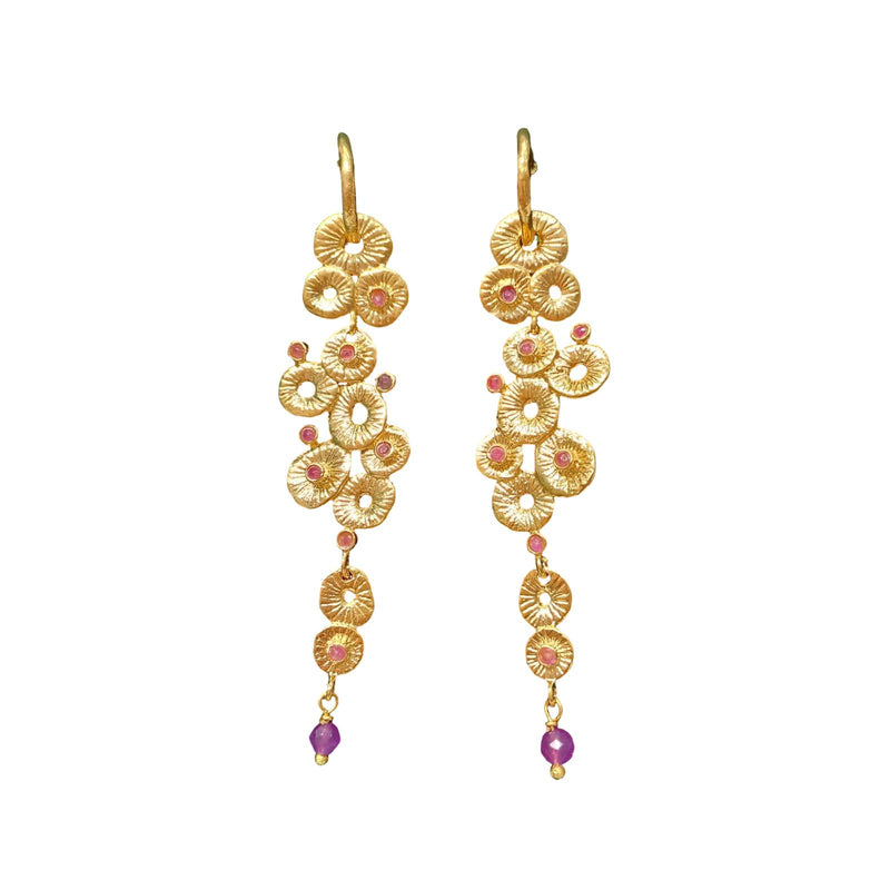 Pendientes Nazarí Lila