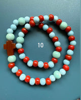 Rosario pulsera cerámica dos vueltas
