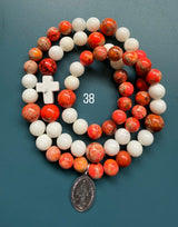 Rosario pulsera collar medalla