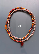 Collar / pulsera piedras cruz