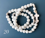 Rosario Collar 3 Vueltas Piedras Naturales hecho a mano