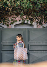 Bolso Tote Bag campanilla gris