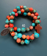 Rosario pulsera collar medalla