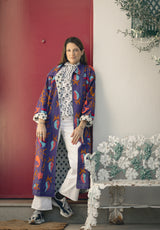 Chaqueta kaftan morado