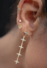 Pendientes Florecilla Circon