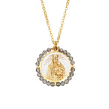 Colgante Virgen del Carmen Blanco