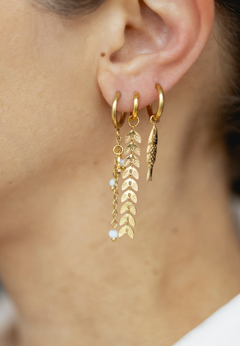 Aros estrellita y cadena