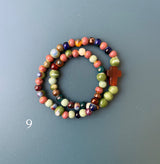 Pulsera Rosario Cerámica 2 vueltas hecho a mano