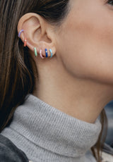 Aros Summer Azul Claro