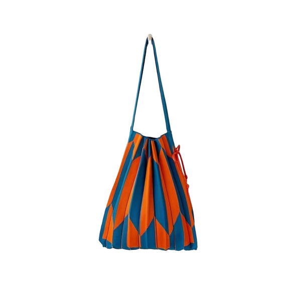 Bolso acordeón naranja