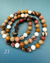 Rosario pulsera collar piedra natural