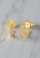 Aros Doble Brillantes