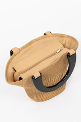 Bolso sombrero beige
