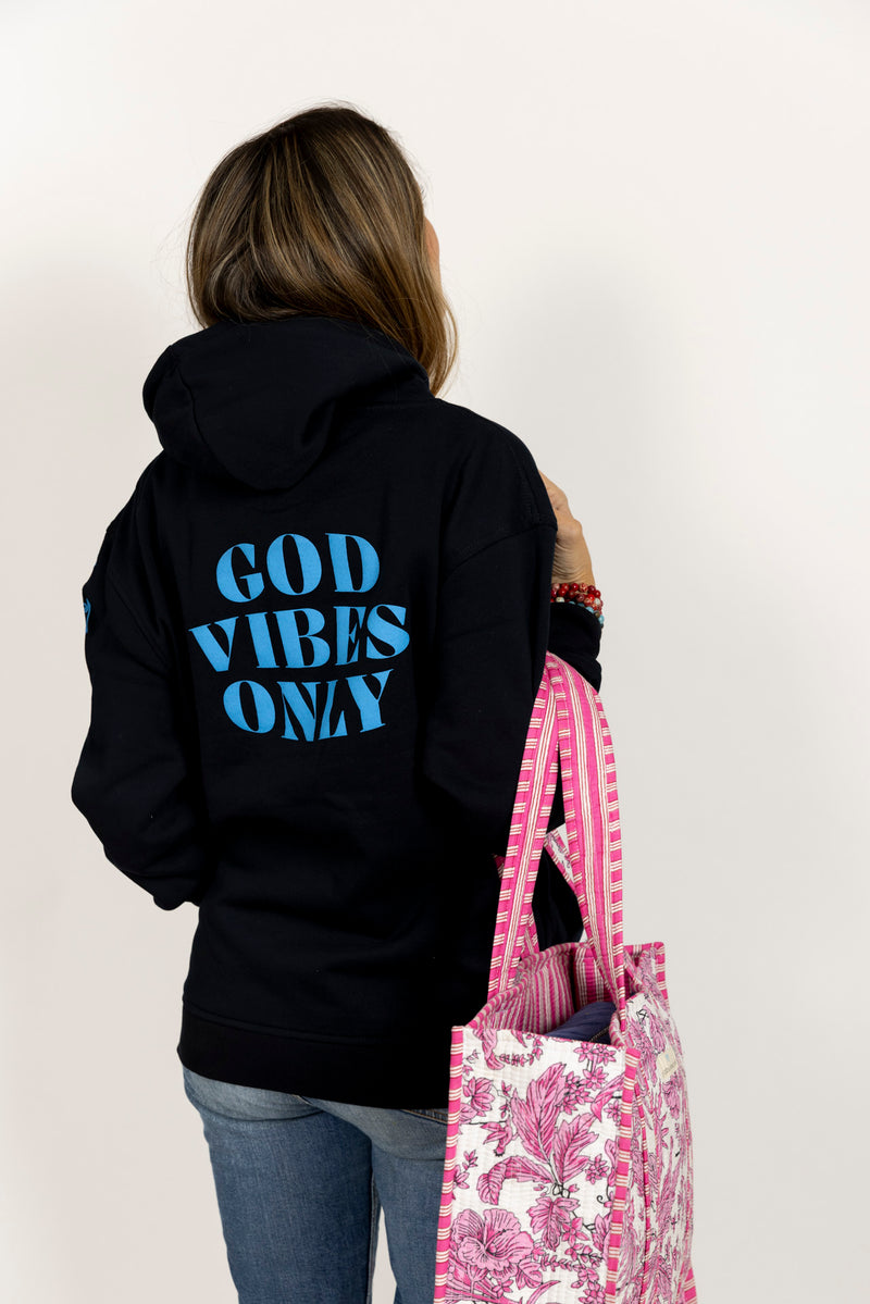 Sudadera Anawim God Vibes Only Azul
