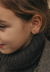 Pendientes Cristal Rosa/Celeste