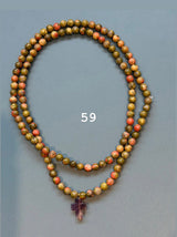 Collar / pulsera piedras cruz