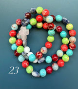 Rosario pulsera collar piedra natural