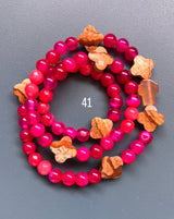 Rosario pulsera collar piedra niño