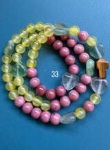 Rosario pulsera collar piedra niño