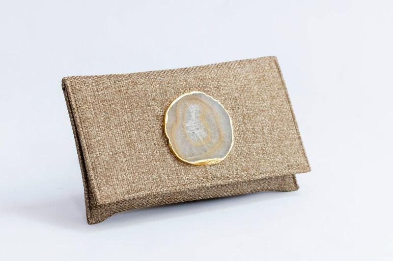 Bolso yute beige