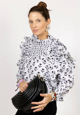 Pendientes ramo perlas