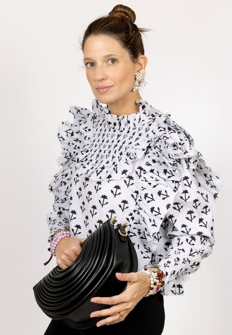 Pendientes ramo perlas