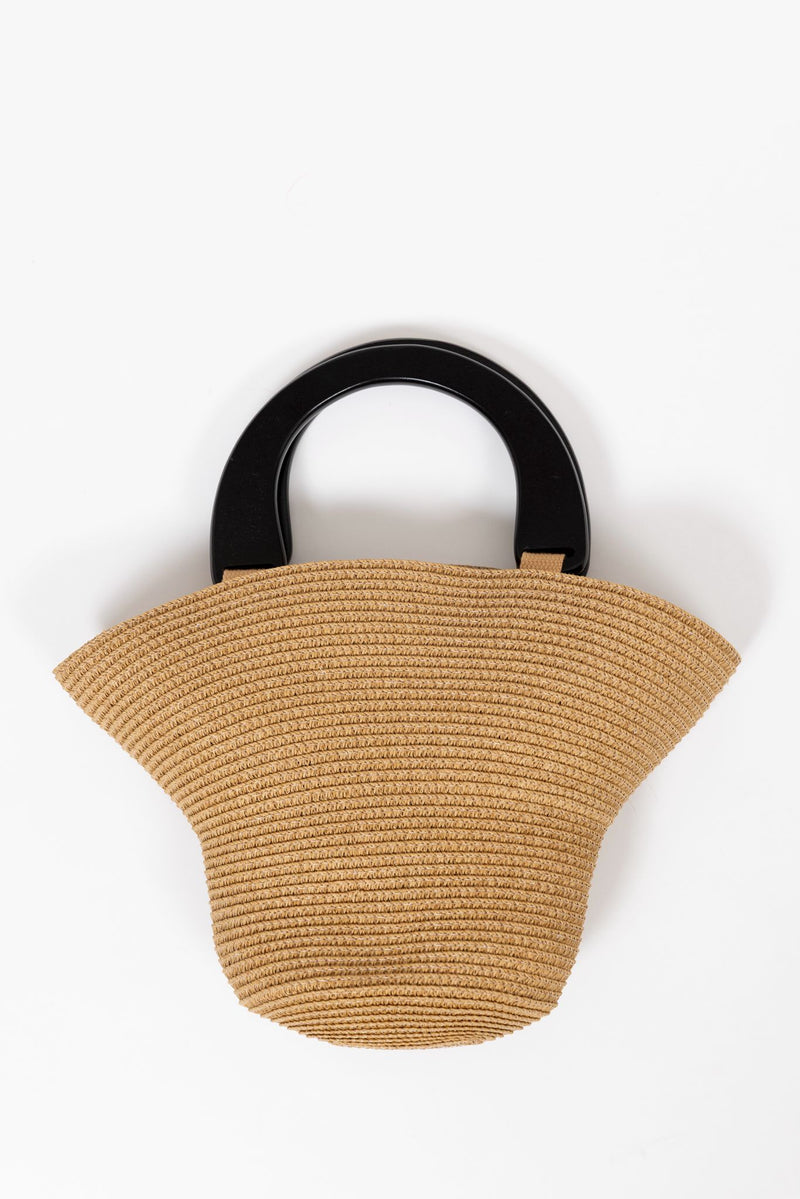 Bolso sombrero beige