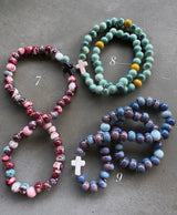 Pulsera Rosario Cerámica Muñeca grande