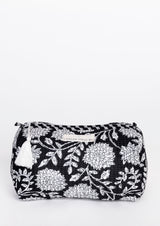 Neceser estampado flores blancas S-M-L