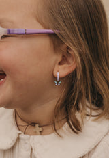 Aros esmaltados mariposa