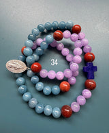 Rosario pulsera collar medalla