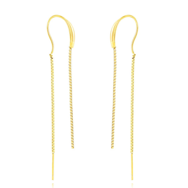 Pendientes Cadena Simple Corto