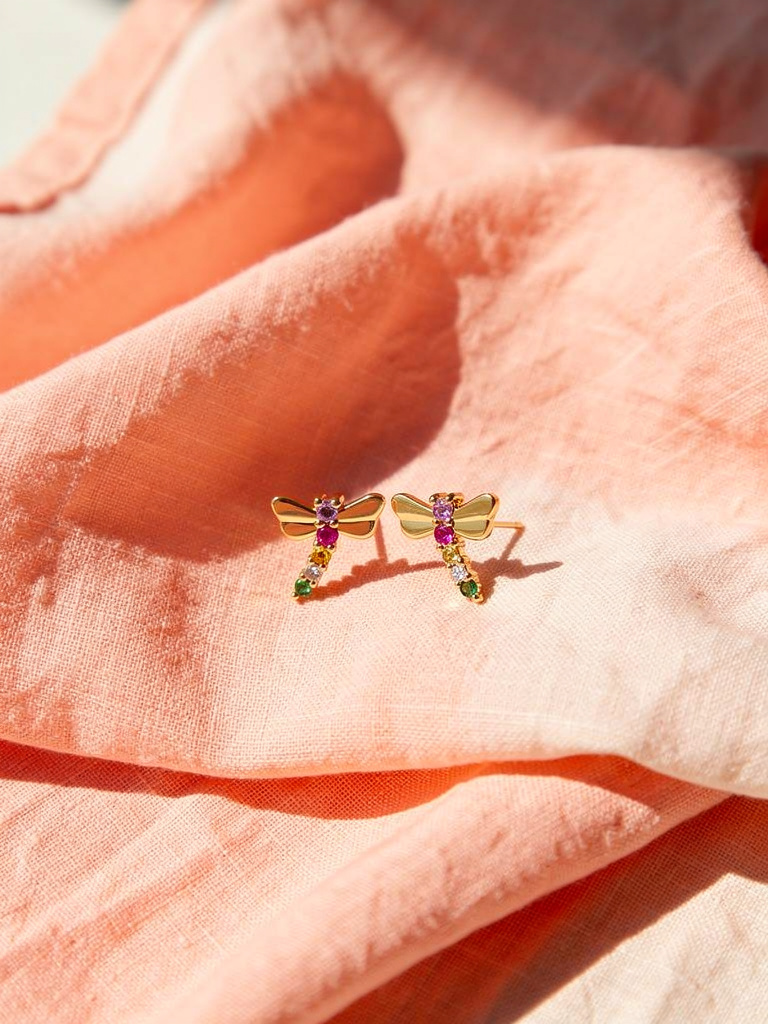Pendientes Libélula Multicolor