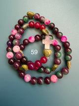 Rosario pulsera collar corazón