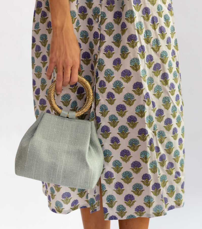 Bolso yute asa piedra bolso marrón