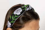 Diadema flores verdes