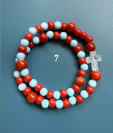 Rosario pulsera cerámica dos vueltas