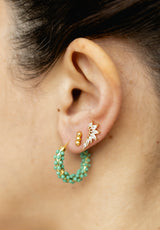 Aros incrustación Verde