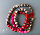 Rosario Collar 3 Vueltas Piedras Naturales hecho a mano