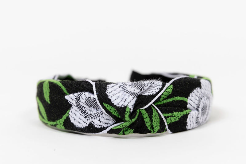 Diadema flores verdes