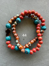 Rosario pulsera cerámica dos vueltas
