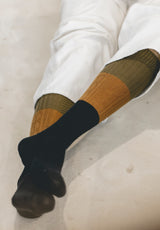 Calcetines tricolor negro