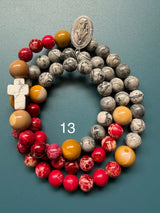 Rosario pulsera collar medalla