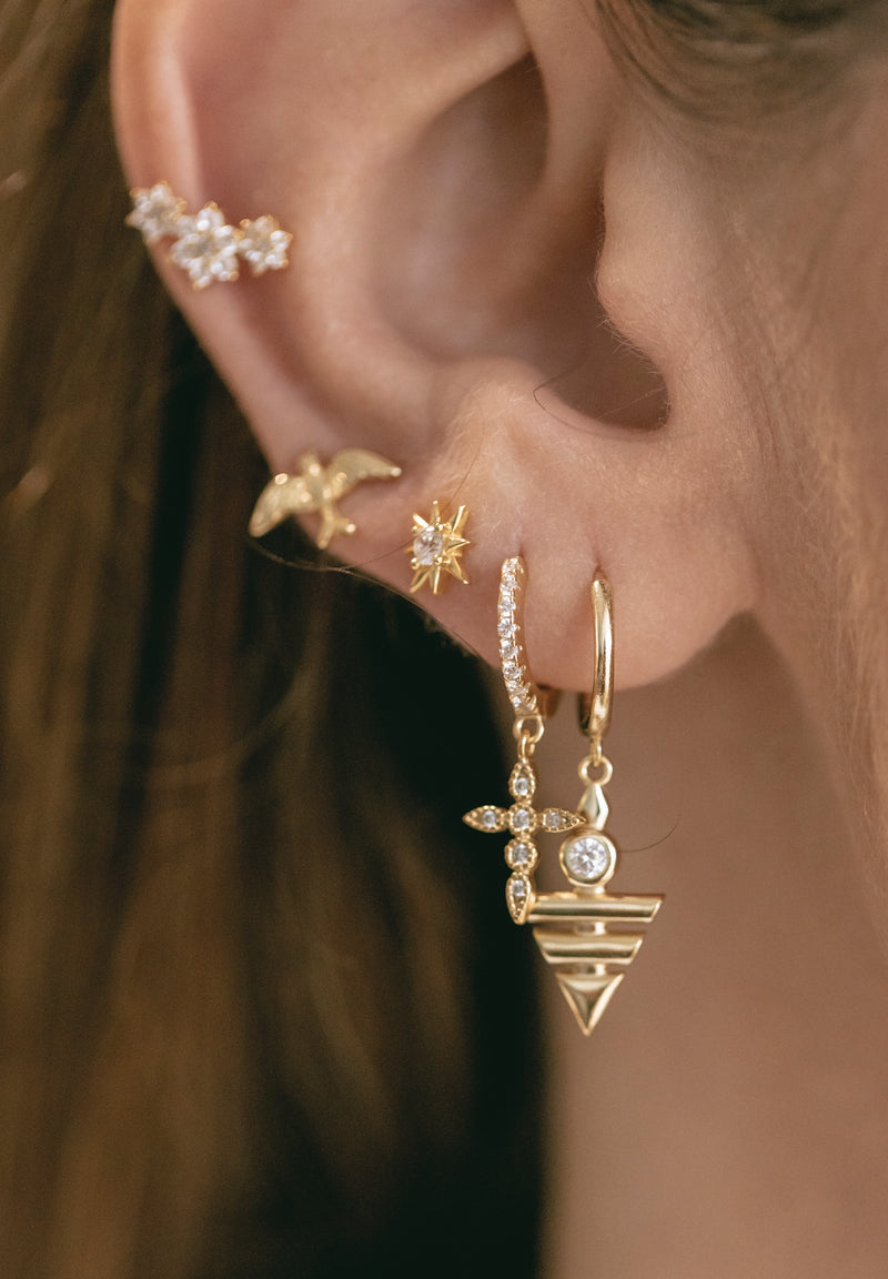 Aros Flecha Brillante