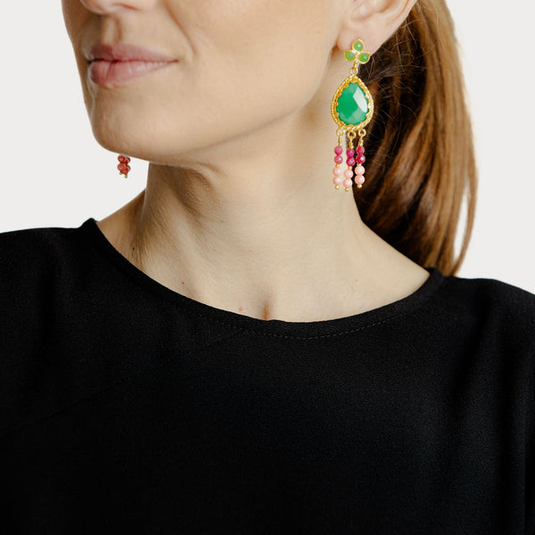 Pendientes Rous Verde