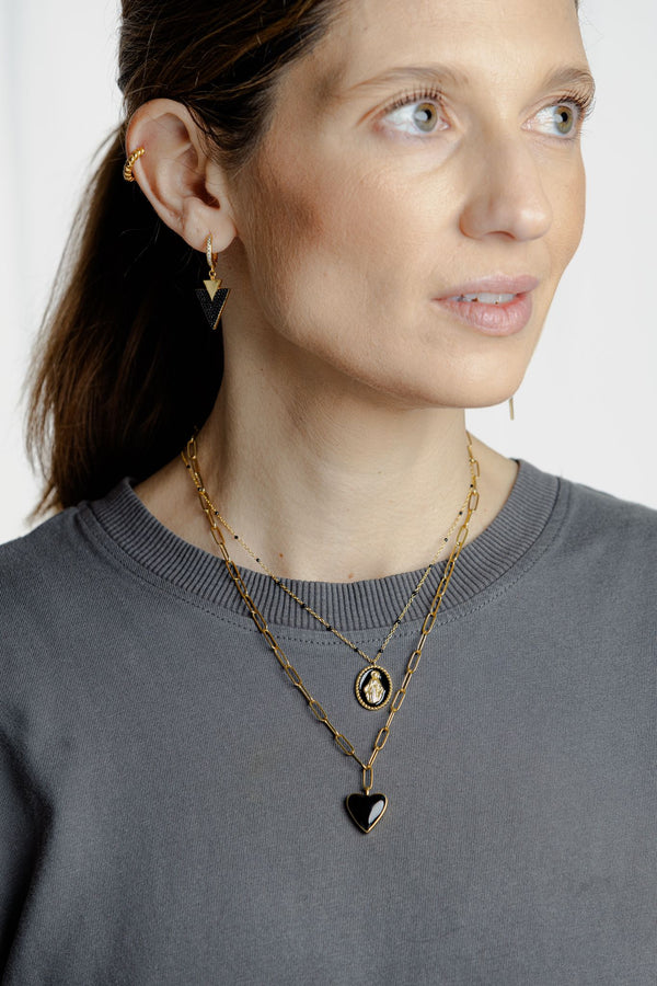 Colgante Milagrosa negro