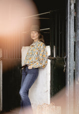 Camisa flores amarillas