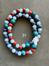 Rosario pulsera cerámica dos vueltas