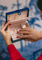 Joyero Casilda mini Marino